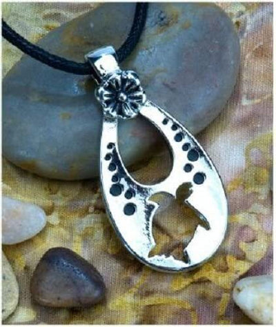 Creations Tear Drop Necklace Sea Turtle