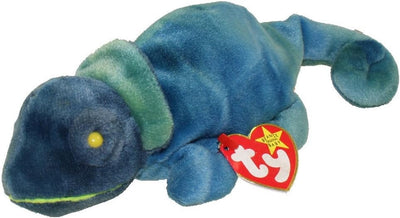 Ty Beanie Baby Original Rainbow Chameleon Plush Toy