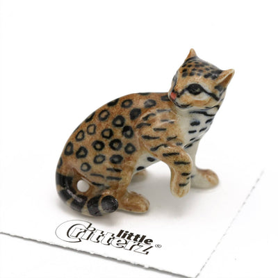 Little Critterz - Moche Ocelot Porcelain Miniature