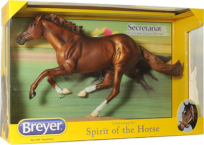 Breyer Traditional Series Secretariat Horse with Base | Model Horse Toy | 13.5" x 9.5" | 1:9 Scale
