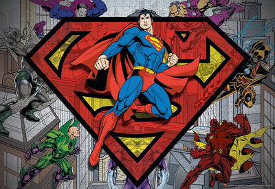 Superman and Villains 1000 Piece Puzzle