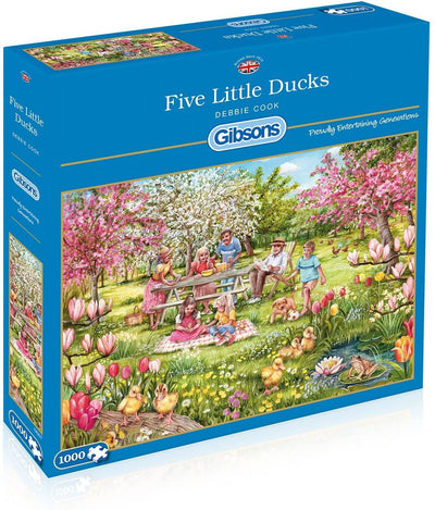 Gibsons Five Little Ducks By Debbie Cook 1000pc Puzzle