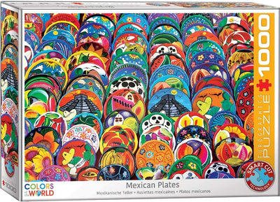 Eurographics Colors of the World Mexican Ceramic Plates 1000 Piece Puzzle