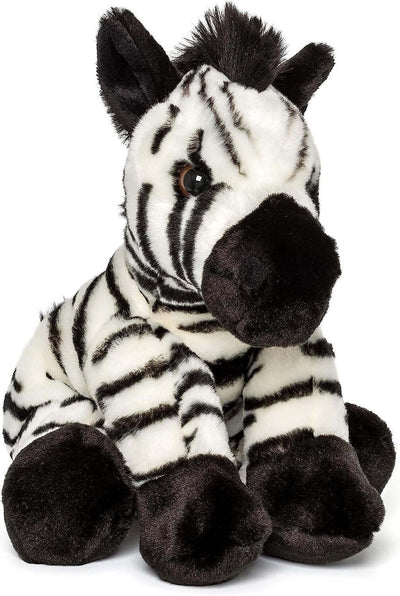 Wildlife Tree Wild Zebra Plushie 12"
