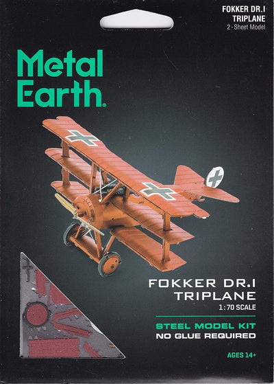 Fascinations Metal Earth Fokker Dr. I 3D Metal Model Kit