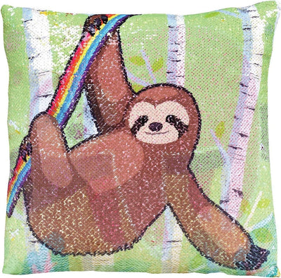 Sloth Sequin Pillow