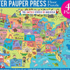 Peter Pauper Press USA 48 pc Floor Puzzle