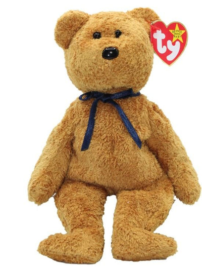 Ty Beanie Baby Original Fuzz the Bear Plushie