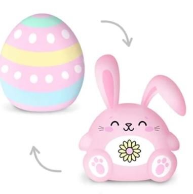 OMG Inside Outsies Easter Bunny to Egg Pink