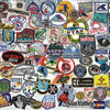 Puzzles with Hart  "Ski patches "" by Stephen Smith 1000 Pieces   - copy
