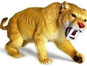 Mamejo 12" Saber Tooth Saber Tooth Tiger (Smilodon) Toy