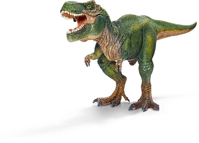 Schleich Green T-Rex Dinosaur Toy Figurine Moving Mouth