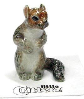 Little Critterz "Scamper" Gray Squirrel
