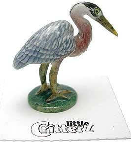 Little Critterz "Majestic" Blue Heron