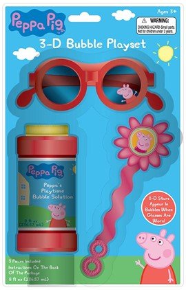 Peppa Pig 3D Bubble Playset