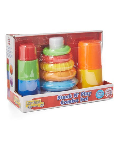 Small World Toys Stack 'n Play Combo Set