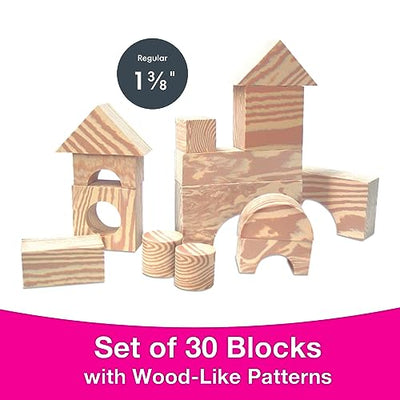 Edushape Woodlike Foam Blocks