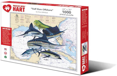 Puzzles with Hart - "Gulf Slam Offshore", 1000 Pieces