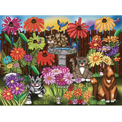 JaCarou Garden Cats1000 pcs puzzle