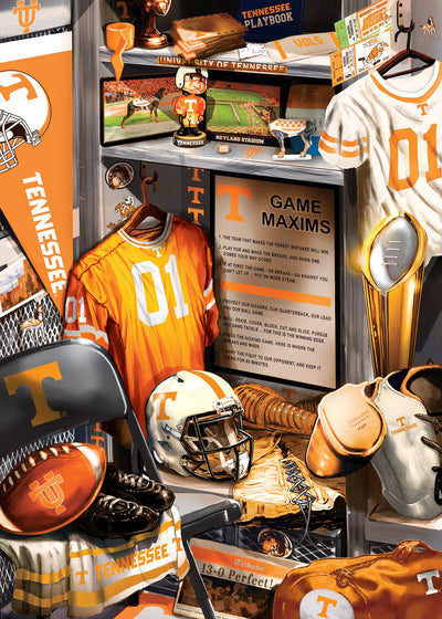 Masterpieces Puzzles - Tennessee Volunteers - Locker Room 500 Piece Puzzle