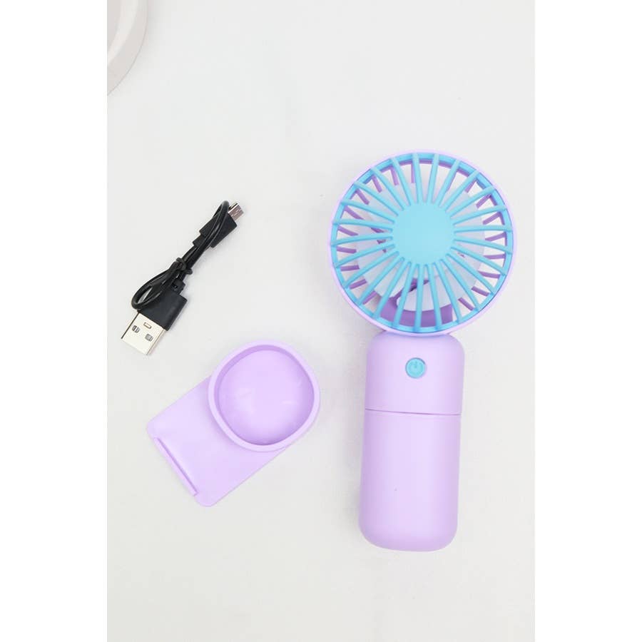 Love and Repeat - Colorful Mini Fan: