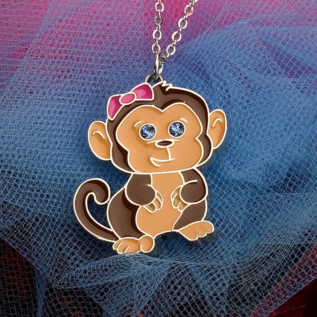 Creations Monkey Pendant Necklace