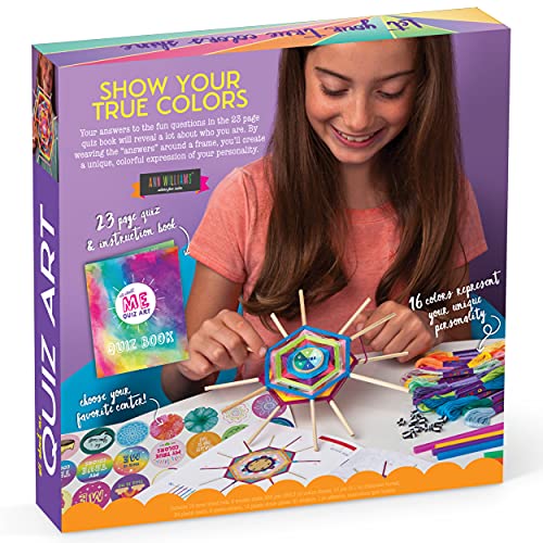 Craft-tastic – All About Me Quiz Art – Craft Kit – Answer Fun Questions to Make a Personalized Piece of Art