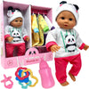 The New York Doll Collection - 14 Inch Baby Doll Play Set Wardrobe Closet: Light Skin Tone