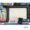 Mindscope Light Up Glow Pad Drawing Board w/ Markers