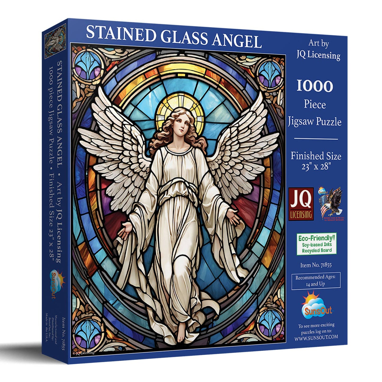 SunsOut - 1324 Stained Glass Angel 1000 pc Puzzle