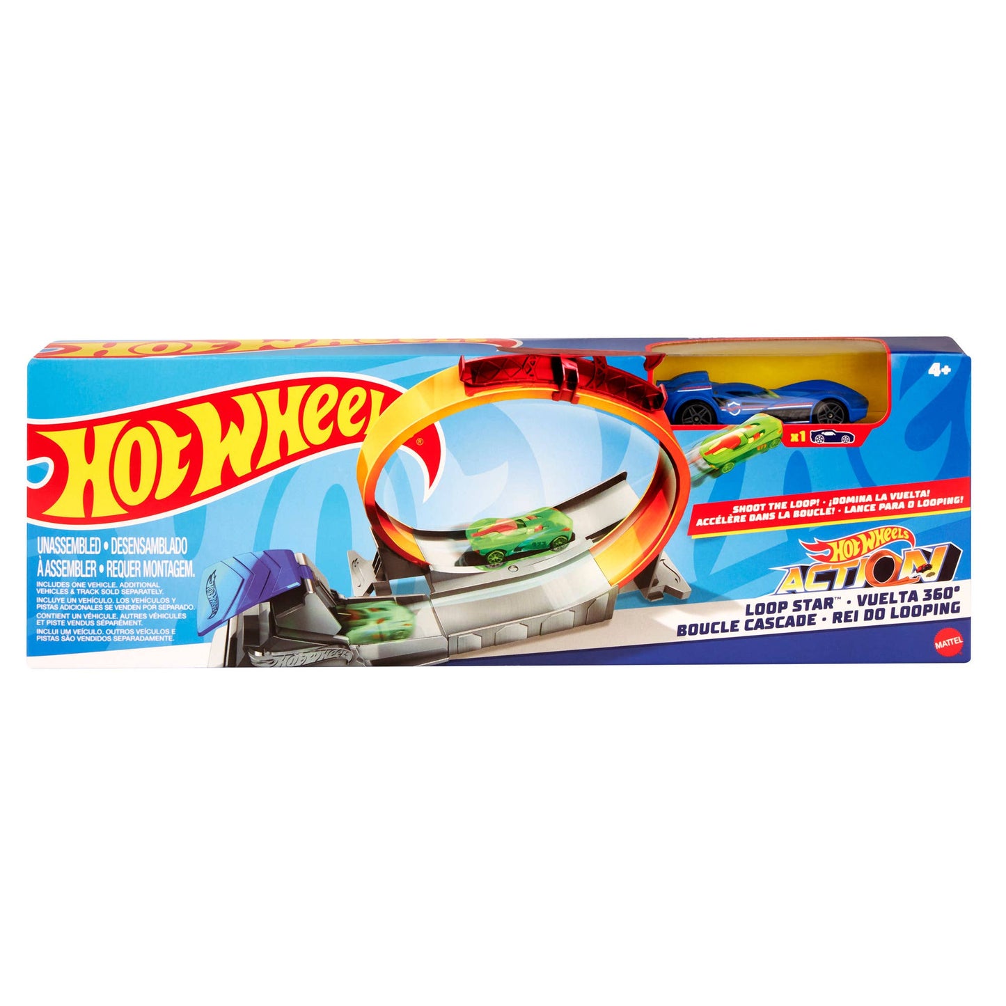 Toysmith - Mattel Hot Wheels Classic Stunt Set  Vertical Power Launch