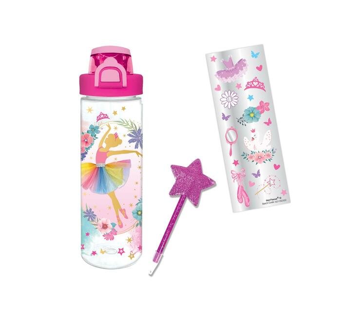 Hot Focus Pop - Open Water Bottle Writing Fun, Ballerina Beauties