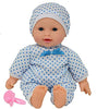 The New York Doll Collection - The New York Doll Collection 11" Doll Polka Dots W/ Pacifier