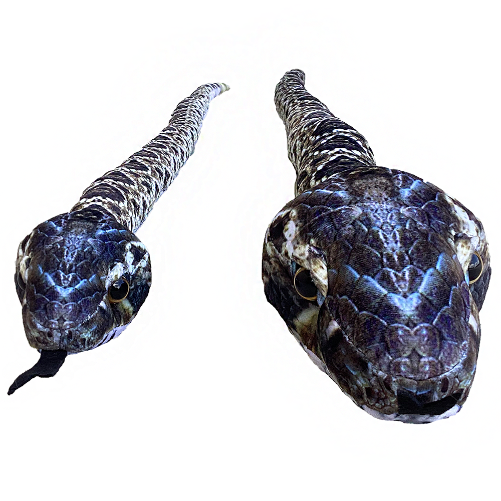 Texas Toy Distribution - Diamondback Rattlesnake Plush Snake Stuffed Animal: 10 Feet/300cm Long