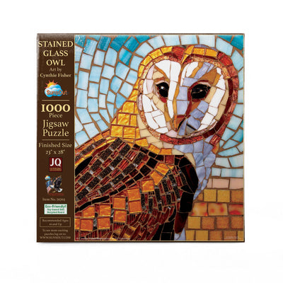 Duplicate SKU: SunsOut - 0400 Stained Glass Owl 1000 pc Puzzle | 19.99 | 353589