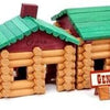 Timbers 170 Piece Wooden Log Cabin Building Kit with 3 Wood Animals