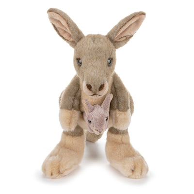 Wildlife Tree - 11" Stuffed Standing Kangaroo