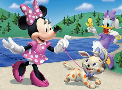 Minnie Mouse Bow-tique 24 Pc Lenticular Puzzle - Minnie and her Puppy