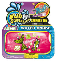 Magic Glitter Water Snake Fidget Toy 5" - Anxiety Stress Toys Slippery Tricky Wiggler