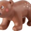 Little Friends Brown Bear Cub Chunky Toy Figure