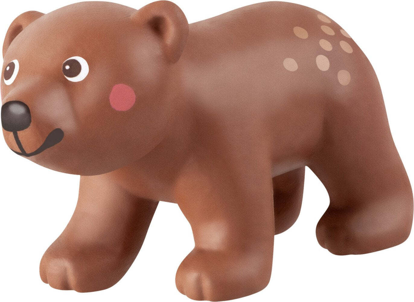 Little Friends Brown Bear Cub Chunky Toy Figure