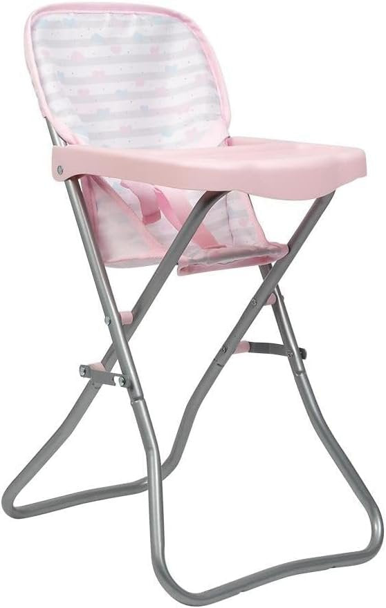 Adora Playdate Pink Folding Doll High Chair