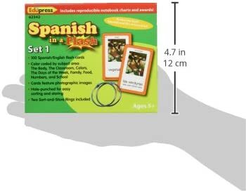 Spanish in a Flash Flash Card Set