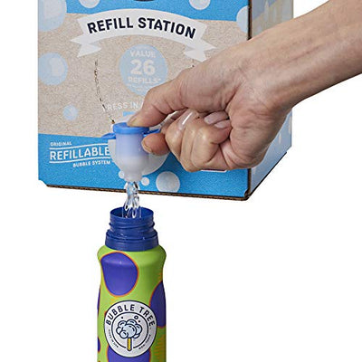Sustainable BUBBLE TREE Original REFILLABLE Bubble Solution System™ Made in The USA (3 Liter)