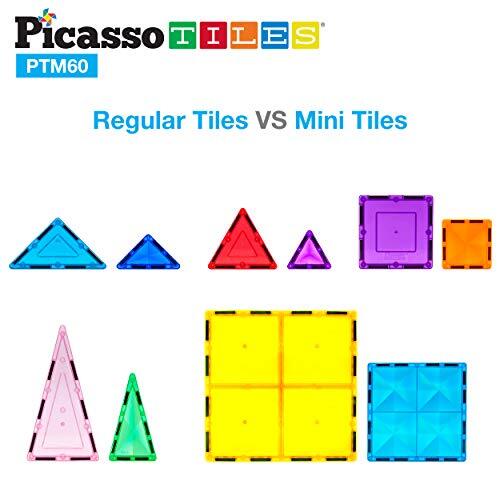 Picasso Tiles Mini Diamond 60 Piece Magnetic Tileset