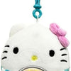 Squismallow Hello Kitty Backpack Clips 3.5" Burger