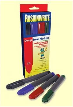 Painless Learning MRK-1 Damp Erase Markers