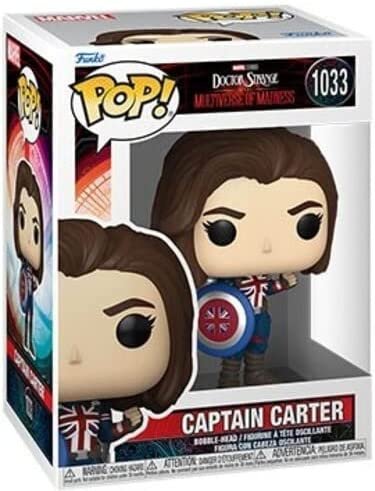 Funko Pop! Marvel Doctor Strange in the Multiverse of Madness Captain Carter #1033