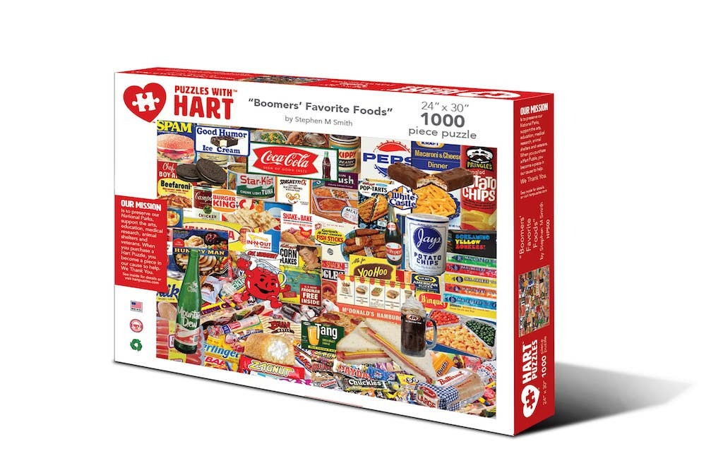 Hart Puzzles - Boomers' Favorite Foods by Steve Smith