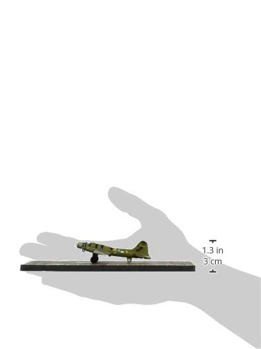 Hot Wings Planes B-17 Flying Fortress Jet (Olive Green) with Connectible Runway